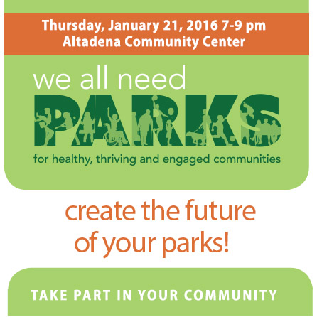 Create the Future of Your Parks – Altadena