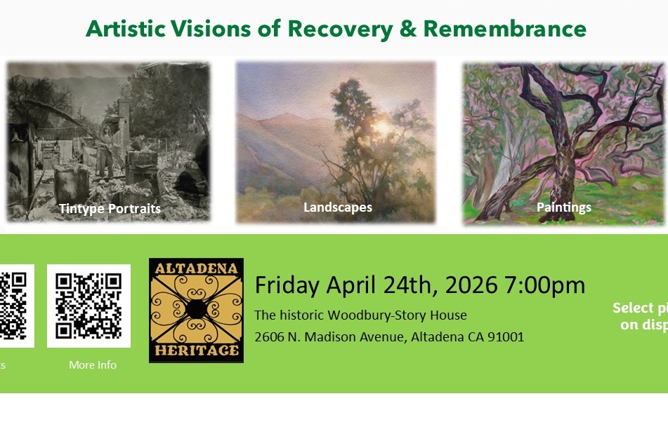 ALTADENA HERITAGE SMART TALK SERIES